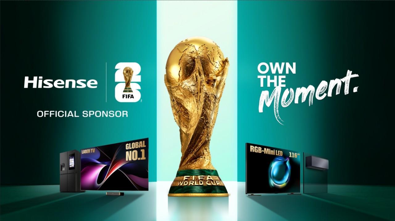 官方：中国家电品牌海信成为美加墨世界杯官方赞助商